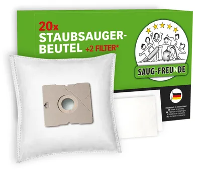 Produktbild von SAUG-FREUnDE | 20 Staubsaugerbeutel geeignet für FAKIR, HANSEATIC, SEVERIN