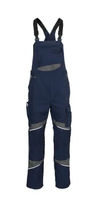 Produktbild von Kübler Activiq Baumwolle+ Latzhose dunkelblau/anthrazit Gr. 44
