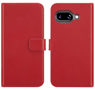 Obrázok produktu pre Selencia Originálne kožené puzdro na knihy pre Google Pixel 9A - červené