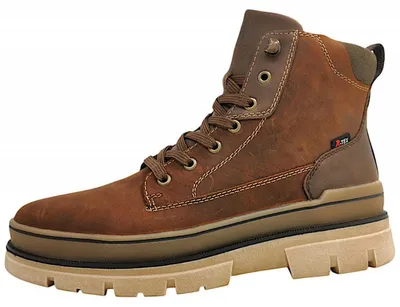 Produktbild von Rieker Evolution Herren Winterboots/ Schnürboots Braun Leder-Synthetik-Mix - wasserfest, atmungsaktiv, isolierend  Größe: 43
