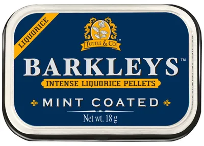 Immagine prodotto di Pastiglie rivestite alla menta Barkleys con liquirizia alla menta piperita 18g