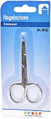 Produktbild von Nagelschere , Edelstahl 90 x 45 x 3 mm  auf Blisterkarte
