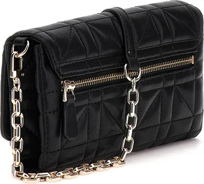 Produktbild von GUESS Umhängetasche Damen ASSIA Crossbody Flap Organizer Schwarz HWQG8499790‑BLA