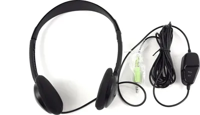 Produktbild von Logitech Dialog-220 Dual PC Kopfhörer P/N 980177-0000 Headset mit Regler NEU