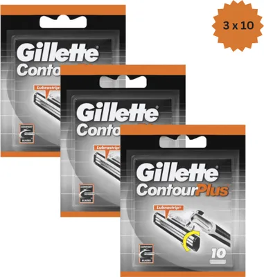 Produktbild von Gillette Contour Plus Rasierklingen - 30 Stück