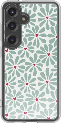 Produktbild von imoshion Design Hülle Samsung Galaxy S25 - Bloom Love Sage Green