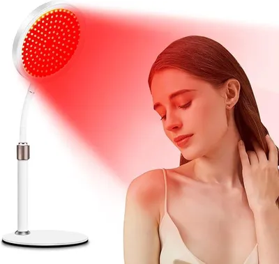 Produktbild von 3 in1 Rotlichttherapiegerät,660 nm Rotlicht und 850nm und 940nm Nahinfrarotlichttherapielampe,Lichttherapielampe mit Timer,Einstellbar Tageslichtlampe