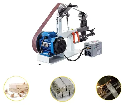 Obrázok produktu pre Elektrický pásová brúska, s reguláciou otáčok, vysoký výkon, 2 x 82 palcov