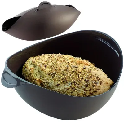 Produktbild von Brotbackformen, Brotbackschale (2 Stück), Silikon-Brotbereiter, Silikon-Brotschüssel Kastenform für hausgemachtes Brot backen, 30x20x11.5cm