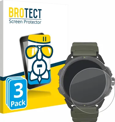 Produktbild von 3x BROTECT Schutzglas für Hammer Watch 2 Military Edition Schutzfolie Panzer Folie Glas Display Schutz klar