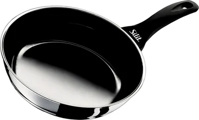 Zdjęcie produktu dla Silit 21.1018.1835, Okrągły, Patelnia uniwersalna, Czarny, Silargan, Teams Design, Professional