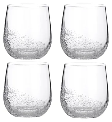 Produktbild von Broste Copenhagen 4er Set BUBBLE Trinkglas