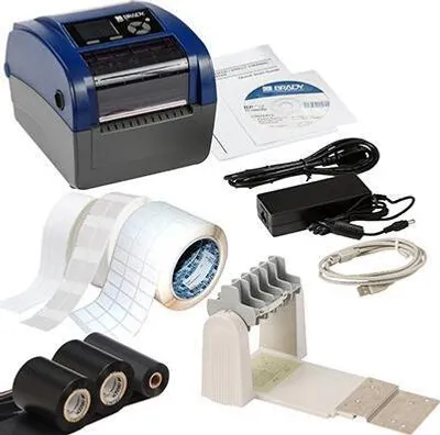 Produktbild von Brady BBP12 Etikettendrucker Direkt Wärme/Wärmeübertragung 300 x 300 DPI Kabelgebunden D2 (BBP12-EU+UNWINDER)