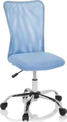 Obrázok produktu pre hjh OFFICE detská otočná stolička KIDDY NET I Stolová stolička pre deti, výškovo nastaviteľná, bez podrúčok, sieťovina
