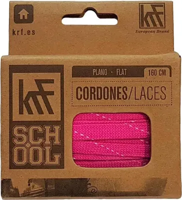 Produktbild von Krf Flache Schnürsenkel Rosa 160 cm Rosa 160 cm
