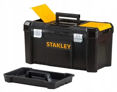 Zdjęcie produktu dla Stanley STST1-75521, Przybornik, Metal, Plastik, Czarny, Żółty, 482 mm, 254 mm, 250 mm
