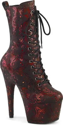 Produktbild von ADORE-1040SPF Damen Booties von Pleaser, Rot , EU 37, US 7