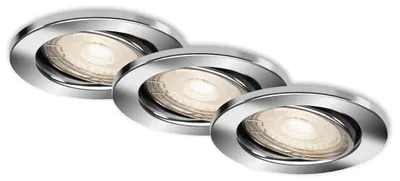 Obrázok produktu pre Briloner 3 LED vstavané svetlo, Ø 8,6 cm, 5 W, chróm