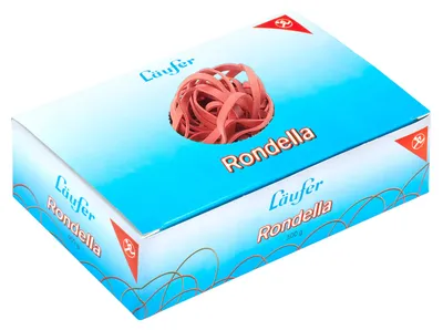 Imagen del producto de L„ufer RONDELLA Gummib„nder im Karton, 500 g, 150 x 4 mm
