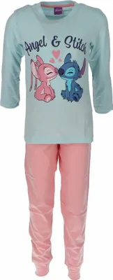 Zdjęcie produktu dla Lilo & Stitch oddychająca piżama dla dzieci bawełniana niebieska 98/104