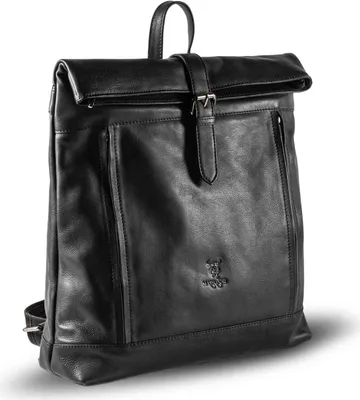 Produktbild von MATADOR Rucksack Leder MAASTRICHT XL Damenrucksack Schwarz