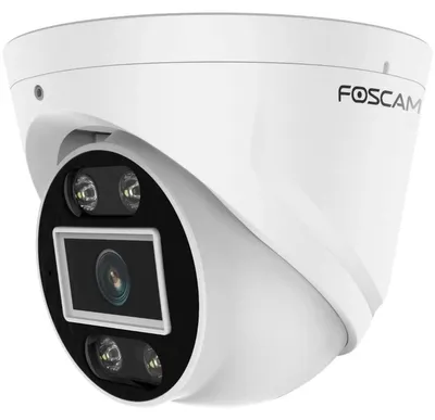 Produktbild von Foscam T8EP, IP-Sicherheitskamera, Draußen, Kabelgebunden, Amazon Alexa & Google Assistant, 4500 K, FCC, CE, WEEE