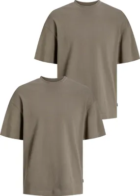 Zdjęcie produktu dla 2x Tshirt z O-neck Dropped Shoulder Shirt |