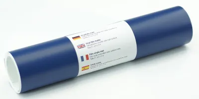 Produktbild von Kreativplotter Vinylfolie matt DUNKELBLAU 21x300 cm