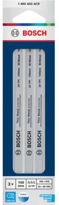 Produktbild von Bügelsäge 150-mm-Blatt, 24 TPI, 3-tlg.