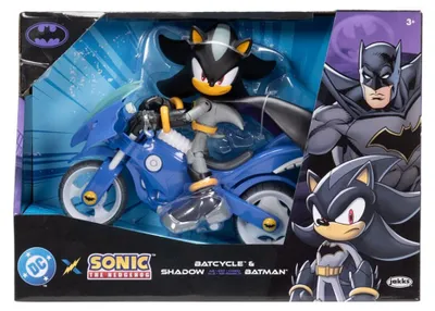 Produktbild von Jakks Pacific Sega Sonic X Dc Pack Shadow 13 Cm+motorrad Blau  Blau One Size