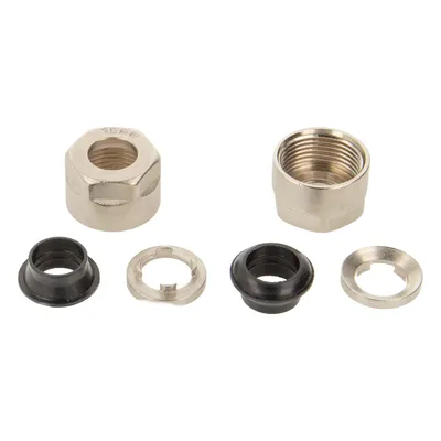 Produktbild von tecuro MS Klemmverschraubung für Ø 15 mm Kupfer- und Präzisionsrohr - 2er-Set