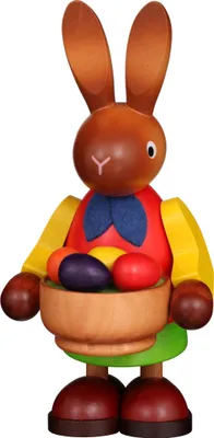 Produktbild von Ulbricht Osterartikel 'Hasenfrau mit Osternest - 22cm' 2020