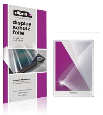 Produktbild von 2x Schutzfolie für PocketBook InkPad One klar Displayschutzfolie Folie Display Schutz dipos
