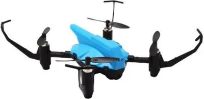 Produktbild von DF-Models SkyWatcher Race Mini Kameradrohne Quadrocopter Schwarz, Blau 4 Rotoren 380 mAh