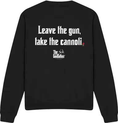 Immagine prodotto di Il Padrino - Felpa "Gun Cannoli" per bambini/Donne Unisex TV13137 (XXL) (Schwarz)