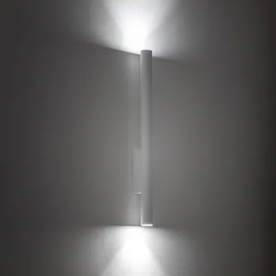 Obrázek produktu pro Nástěnné svítidlo kovové GU10 60 cm vysoké Up Down White 2-light podlouhlé Moderní nástěnné svítidlo