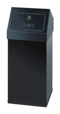 Produktbild von Dutch Design Carro-Push Abfallbehälter 55 Liter schwarz (31004812)