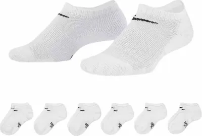 Produktbild von Nike Kids Rn0017 Unsichtbare Socken 6 Paare Weiß EU 23 1/2-27 Weiß EU 23 1/2-27
