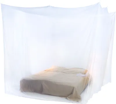 Image de Moustiquaire Deconet TRAPEZ - BLANC - L 300 cm et L 240 cm x L 200 cm 2 personnes.