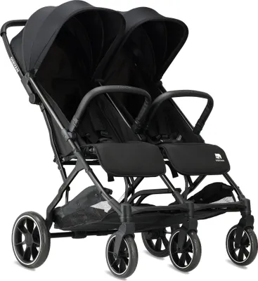 Produktbild von DERYAN Luxe Rolo X2 XL Doppelbuggy - Duo Buggy - Schwarz