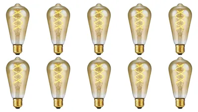 Produktbild von Spl E27 LED-Lampe ST64 5W 460lm 2500K extra warmweiß 10 Stück dimmbar