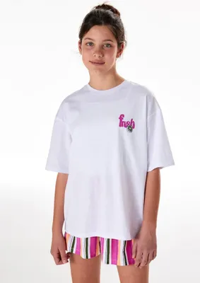 Produktbild von Schiesser Schüler Mädchen Schlafanzug kurz Gr. 176  weiss