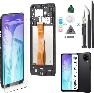 Image de Kit de réparation pour écran LCD tactile noir