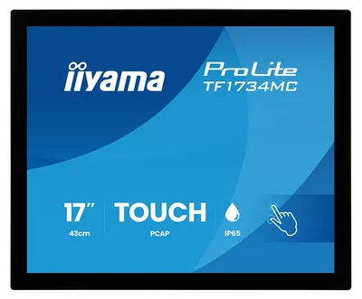 Produktbild von iiyama ProLite TF1734MC-B8X, 43,2 cm (17"), 1280 x 1024 Pixel, SXGA, LCD, 5 ms, Schwarz
