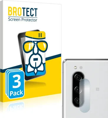 Produktbild von 3x BROTECT Schutzglas für Sony Xperia 5 (NUR Kameraschutz) Schutzfolie Panzer Folie Glas Display Schutz klar