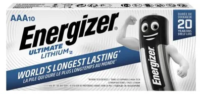 Produktbild von Pack de 10 piles lithium Energizer AAA / LR03 (special appareiENERGIZER