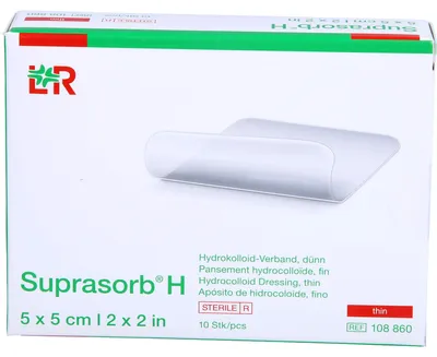 Produktbild von Suprasorb H dünn 5x5cm, 10 St VER