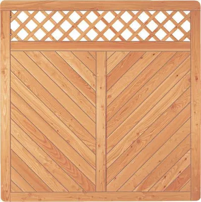 Produktbild von Zaun Hauptelement Skagen Rankgitter 180 x 180 cm natur
