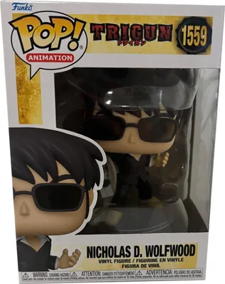 Zdjęcie produktu dla Funko Pop! Trigun, Nicholas D. Wolfwood, figurka kolekcjonerska, figurka winylowa, 1559