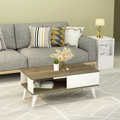 Obrázok produktu pre Skye Decor, Konferen?ný stolík - Vavepu 2 (orech + biela)